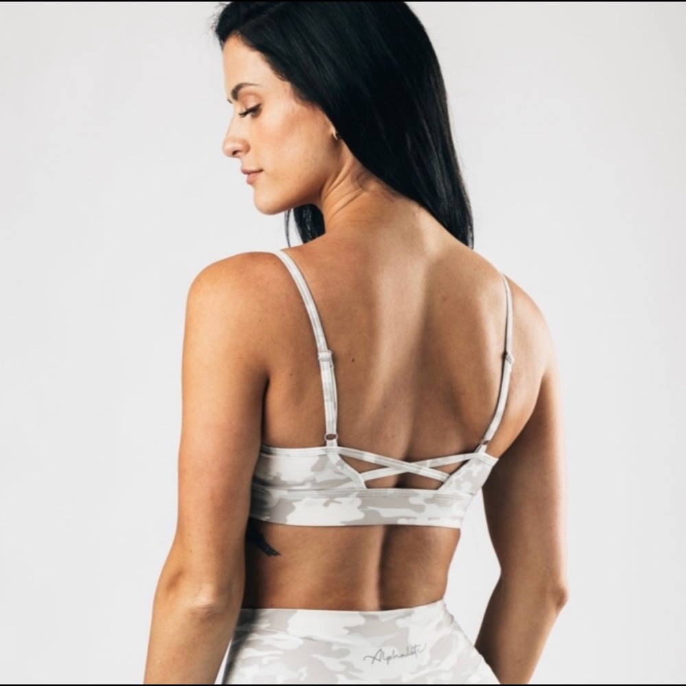 Alphalete Camo  Surface Bra sports bra
